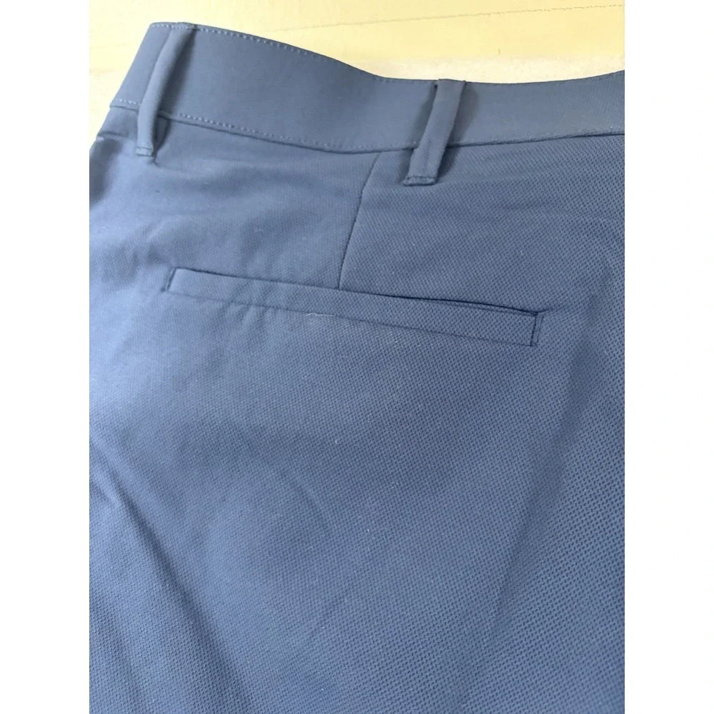 Banana Republic Men's 38x32 Navy Blue Stretch Polyester Pants Golf Casual Active